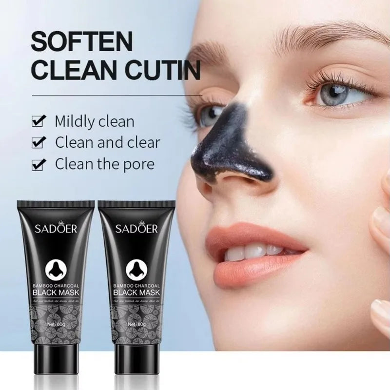 Remove Blackhead Nose Mask Cream Shrink Pores Black Head Acne Removal Nose Tear off Mask Gel Nose Cleansing Facial Skin Care