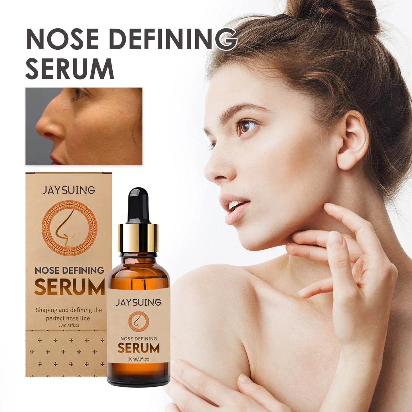 Nose Stereotyping Essence Nose Compact Massage Nose Ailar High Nose Beam Beauty Essence