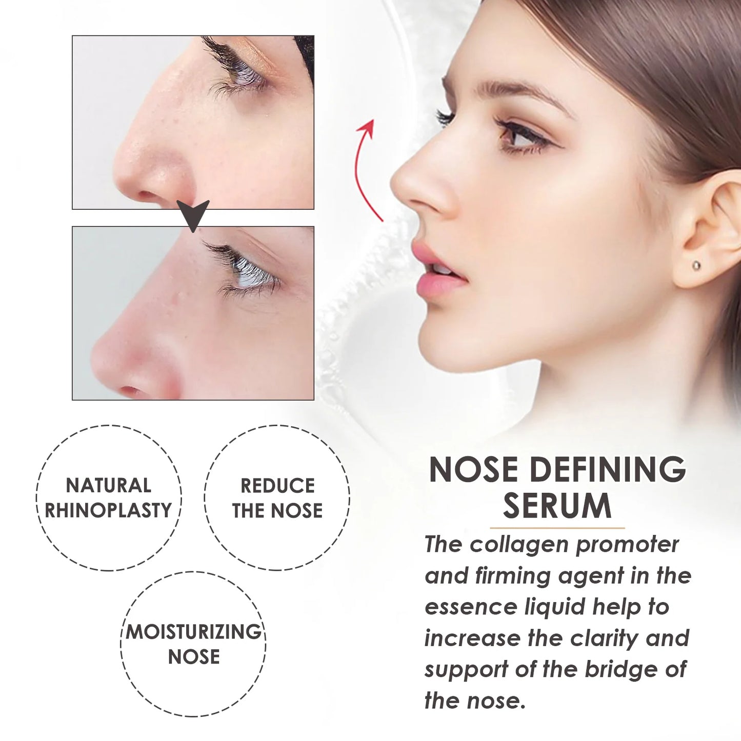 Nose Stereotyping Essence Nose Compact Massage Nose Ailar High Nose Beam Beauty Essence