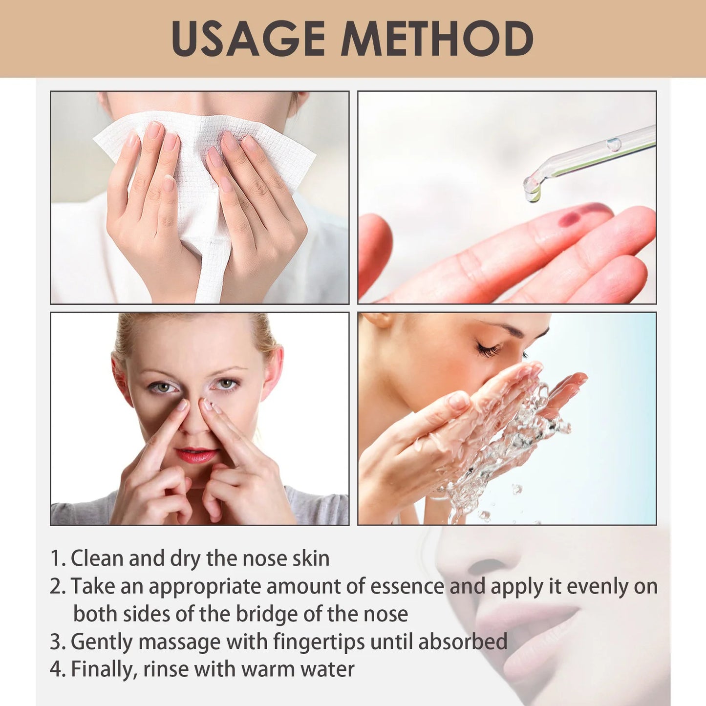 Nose Stereotyping Essence Nose Compact Massage Nose Ailar High Nose Beam Beauty Essence