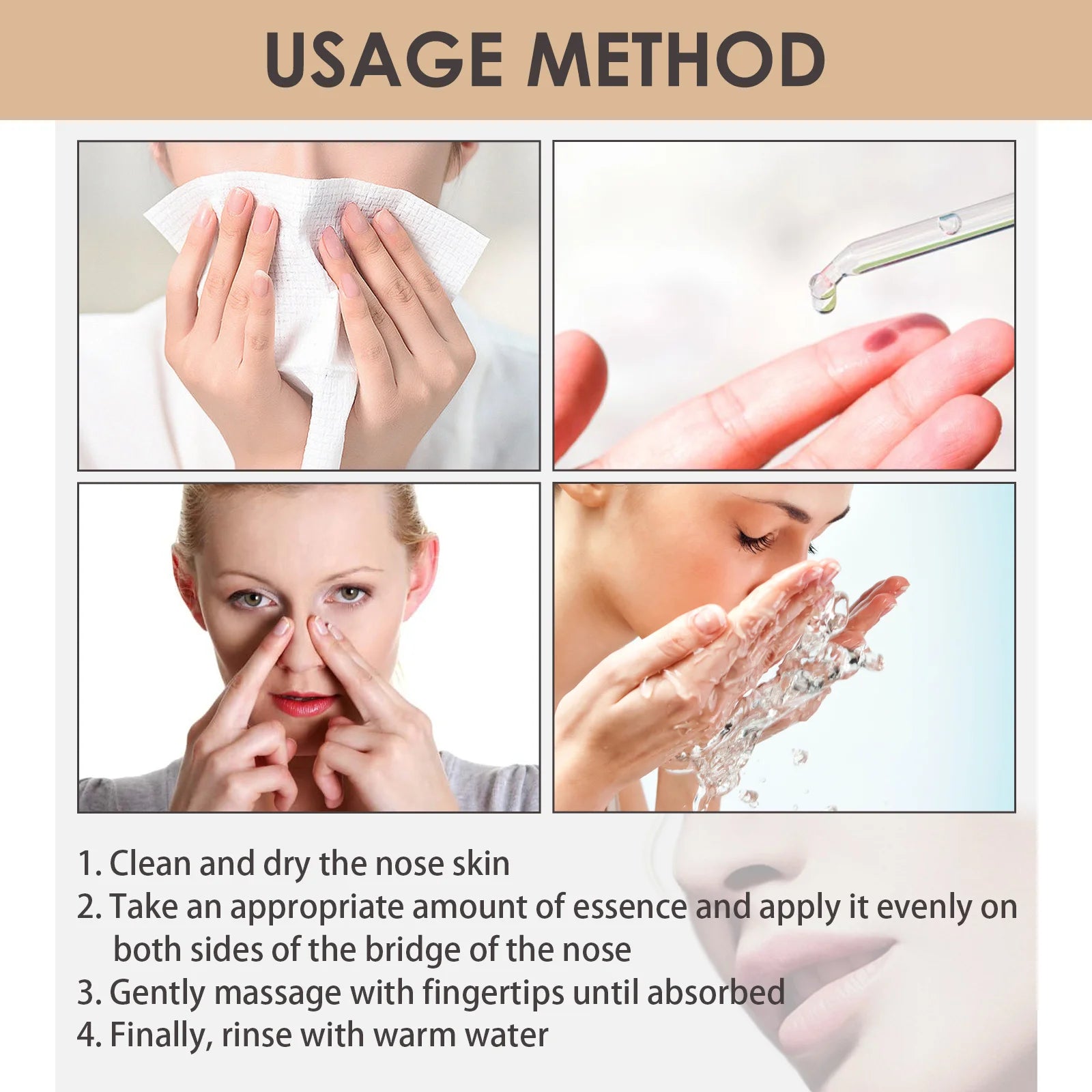 Nose Stereotyping Essence Nose Compact Massage Nose Ailar High Nose Beam Beauty Essence